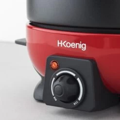 Fondue Electrique HKoeNIG ALP1800 - 6 Personnes - 2L - 800W - Thermos... -Magasin De Cuisine Électrique fondue electrique hkoenig alp1800 6 personnes 2l 800w thermostat reglable 25c a 190c caquelon amovible rouge e 13101902 35595888 1140x1140
