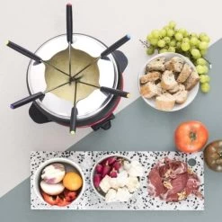 Fondue Electrique HKoeNIG ALP1800 - 6 Personnes - 2L - 800W - Thermos... -Magasin De Cuisine Électrique fondue electrique hkoenig alp1800 6 personnes 2l 800w thermostat reglable 25c a 190c caquelon amovible rouge e 13101902 35595890 1140x1140