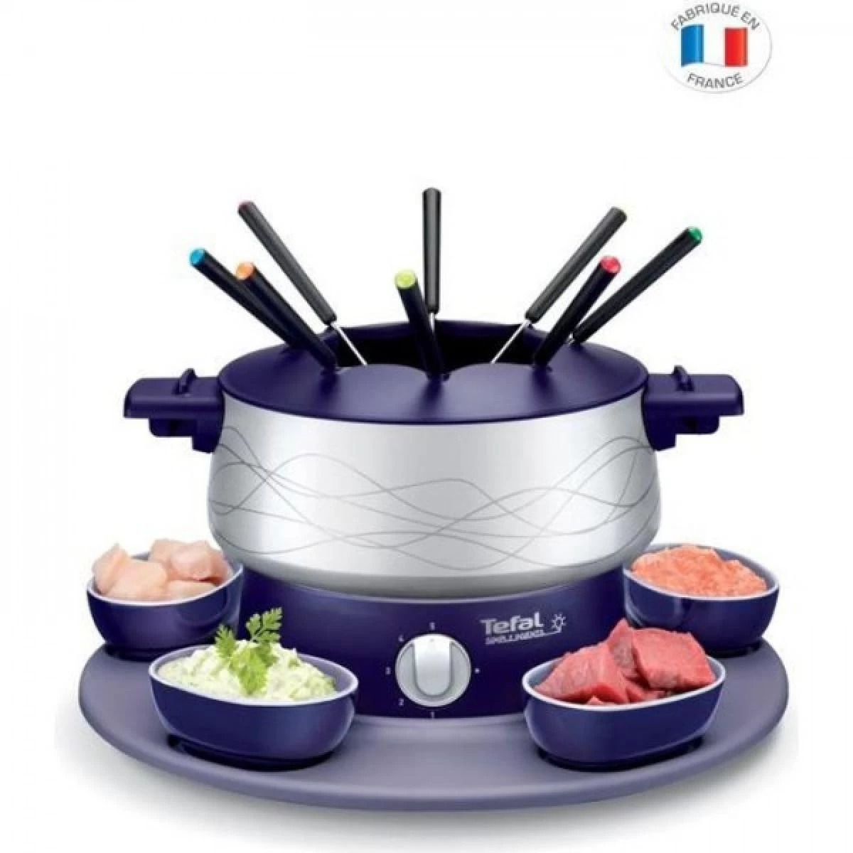 Fondue Electrique TEFAL EF351412 Simply Invents 8 P, Thermostat Régl... 1 Fondue Electrique TEFAL EF351412 Simply Invents 8 P, Thermostat Régl...