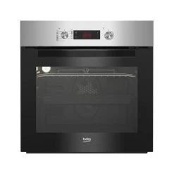 Beko Four Encastrable Pyrolyse BIM21303XP, 66L, Multifonction, Fermeture Do...