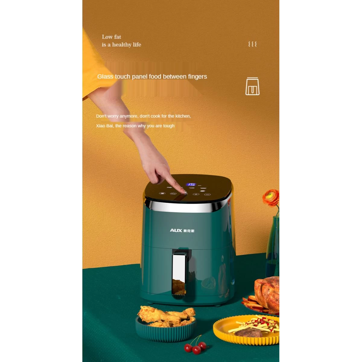 Universal Friteuse à Air Sans Huile Friteuse Saine Cuisinière Multifonction Sm... 1 Universal Friteuse à Air Sans Huile Friteuse Saine Cuisinière Multifonction Sm...