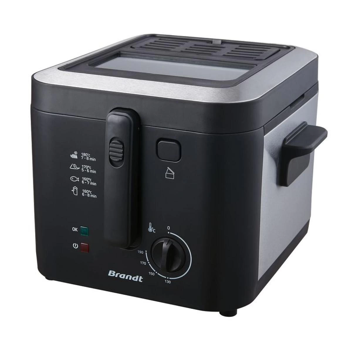 Friteuse BRANDT FRI25X2 1kg Noir 2 Friteuse BRANDT FRI25X2 1kg Noir – Image 2