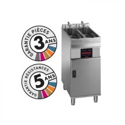 Friteuse électrique Sur Coffre - 2x 7-8 Litres - Valentine - EVOC2200...