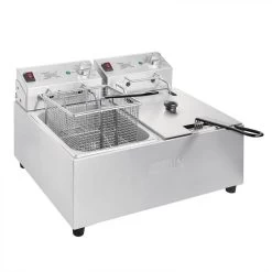 Buffalo Friteuse Professionnelle Electrique à Poser - 2 X 5 L - 2 X 2,8 KW -...