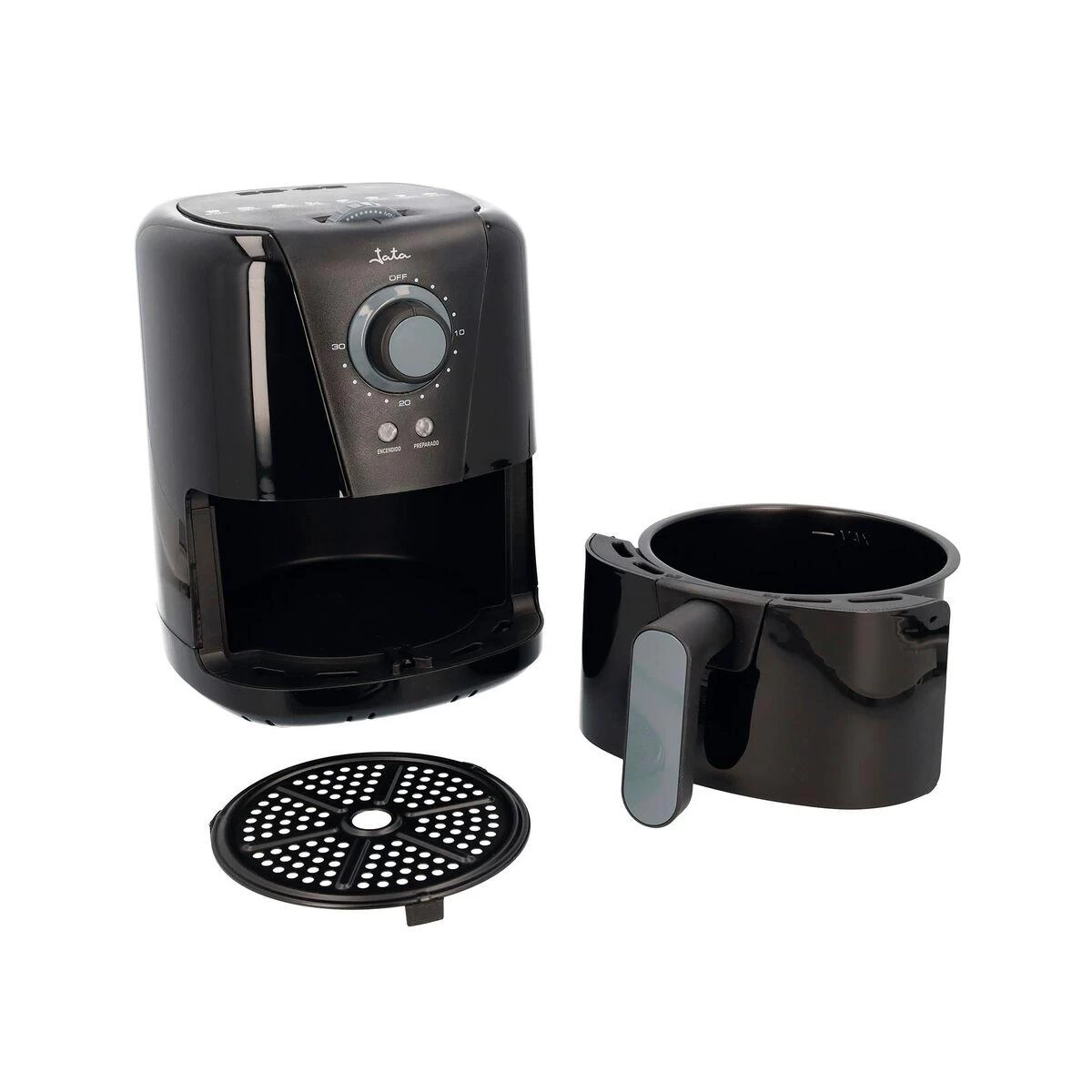Friteuse Sans Huile JATA JEFR1221 1000W Noir 1,5 L 2 Friteuse Sans Huile JATA JEFR1221 1000W Noir 1,5 L – Image 2