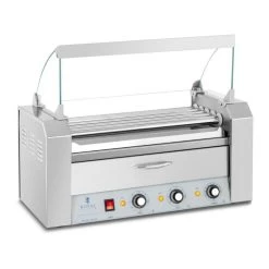 Grill à Saucisses 5 Rouleaux Tiroir Chauffant Acier Inoxydable 14_000...