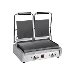 Grill Panini Professionnel Lisse Double - 2,9 KW - Buffalo -