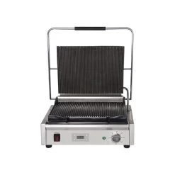 Grill Panini Professionnel Rainuré - 480 X 435 Mm - Buffalo -