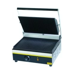 Grill Panini Simple Plaque En Fonte Rainurée 2,2 KW - Stalgast -