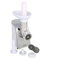 Adler Hachoir à Viande 1500W Blanc Gris