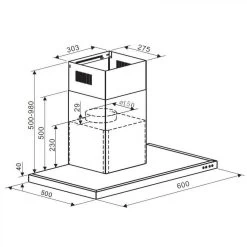 Hotte Décorative BRANDT AD1515X 60cm Inox -Magasin De Cuisine Électrique hotte decoration brandt ad1515x 60cm inox 9158913 23907779 1140x1140