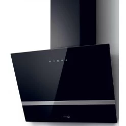 Hotte Décorative Inclinée 60cm 67db 713m3/h Noir - Kitty Bl/a/60 - T...