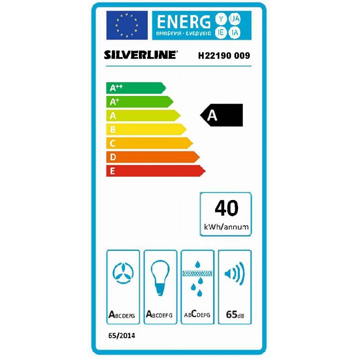 Hotte Décorative Inclinée 90cm 621m3/h Noir - H22190009 - SILVERLINE 3 Hotte Décorative Inclinée 90cm 621m3/h Noir - H22190009 - SILVERLINE – Image 3