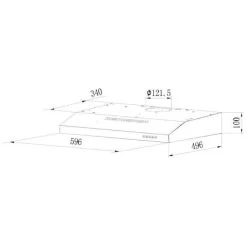 Hotte Visière 60cm 348m3/h Blanc - Rhc638/1rb - ROSIERES 5 Hotte Visière 60cm 348m3/h Blanc - Rhc638/1rb - ROSIERES -Magasin De Cuisine Électrique hotte visiere 348mh rosieres 10cm c rhc6381rb 4751488 23259343 1140x1140
