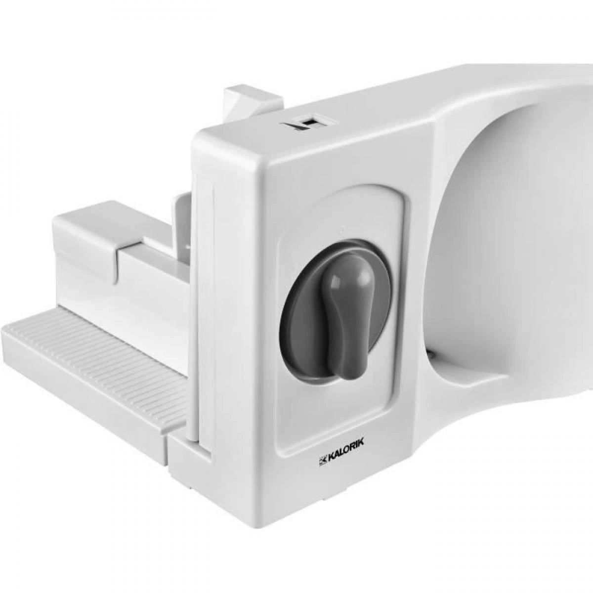 KALORIK TKG AS 1004 WH PL Trancheuse éléctrique - 100W - Lame Denté... 4 KALORIK TKG AS 1004 WH PL Trancheuse éléctrique - 100W - Lame Denté... – Image 4