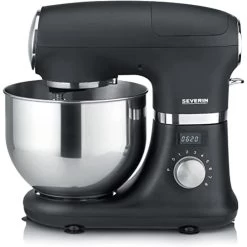 SEVERIN KM 3897 Robot Pâtissier 5.5L 1000W 230V 8 Vitesses Acier Inoxydable N...