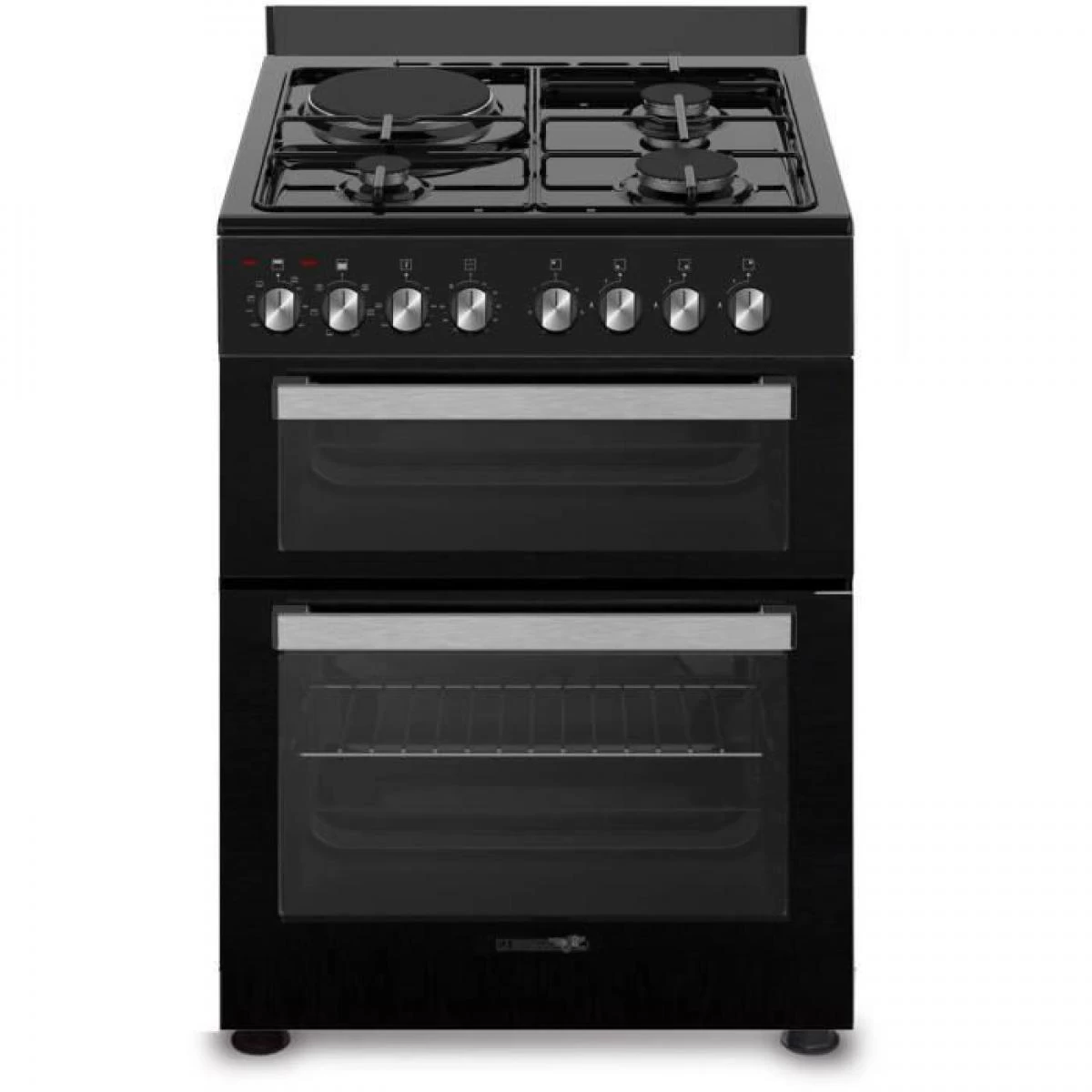 LA GERMANIA SM61DFN Cuisiniere 2 Fours Noire 1 LA GERMANIA SM61DFN Cuisiniere 2 Fours Noire