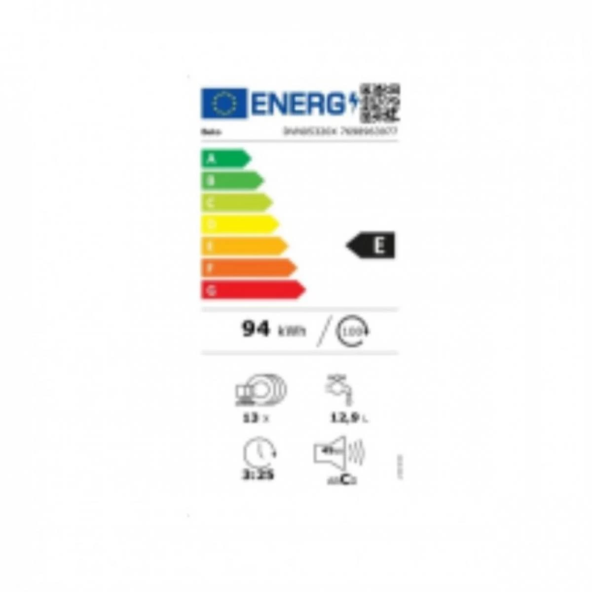 Lave-vaisselle BEKO DVN05320X Acier Inoxydable (60 Cm) 2 Lave-vaisselle BEKO DVN05320X Acier Inoxydable (60 Cm) – Image 2