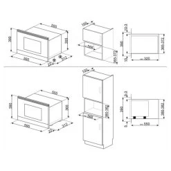 Smeg Micro Ondes Grill Encastrable MP422X1 -Magasin De Cuisine Électrique micro ondes grill encastrable mp422x1 13750092 37990354 1140x1140