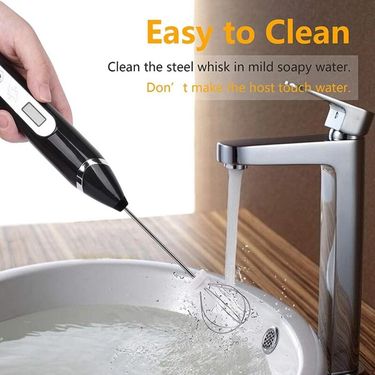 Universal Miel De Lait Portable USB LCD électrique Réglable 3 Vitesses Mousse ... 4 Universal Miel De Lait Portable USB LCD électrique Réglable 3 Vitesses Mousse ... – Image 4