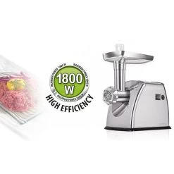 MPM Moulin à Viande électrique En Acier Inoxydable, Avec Garniture à Sa... -Magasin De Cuisine Électrique moulin a viande electrique en acier inoxydable avec garniture a saucisses 1800w argent mpm mmm 07m 12087628 32058726 1140x1140