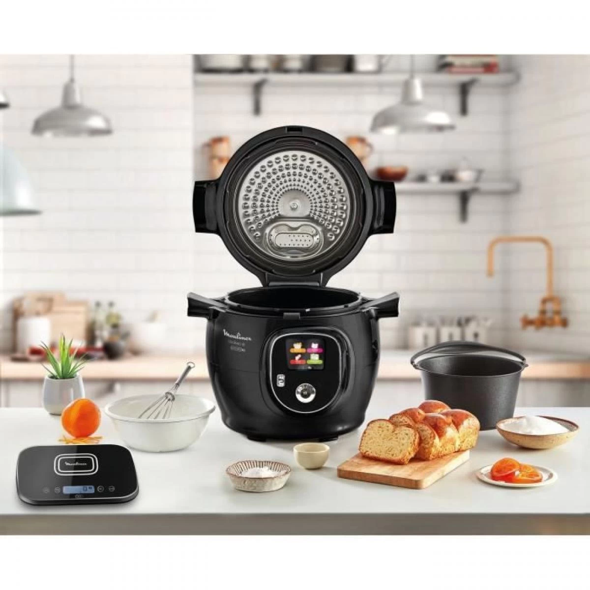 MOULINEX CE859800 Multicuiseur Intelligent COOKEO + Connect Avec Balan... 5 MOULINEX CE859800 Multicuiseur Intelligent COOKEO + Connect Avec Balan... – Image 5