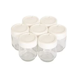 MOULINEX YG231E32 Yaourtiere Yogurteo - 7 Pots En Verre - Argent Et Bl... -Magasin De Cuisine Électrique moulinex yg231e32 yaourtiere yogurteo 7 pots en verre argent et blanc 11590492 30446118 1140x1140