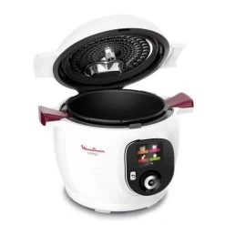 MOULINEX YY4405FB Cookeo+ Multicuiseur Intelligent, Jusqu'a 6 Personne... -Magasin De Cuisine Électrique moulinex yy4405fb multicuiseur intelligent cookeo 6l 100 recettes louche et livre de cuisine inclus blanc 5774598 23303371 1140x1140