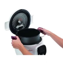 MOULINEX YY4405FB Cookeo+ Multicuiseur Intelligent, Jusqu'a 6 Personne... -Magasin De Cuisine Électrique moulinex yy4405fb multicuiseur intelligent cookeo 6l 100 recettes louche et livre de cuisine inclus blanc 5774598 23303373 1140x1140