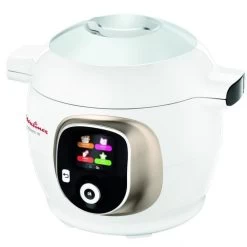 MOULINEX CE851A10 Multicuiseur Intelligent COOKEO + 6 L - 150 Recet... -Magasin De Cuisine Électrique moulinexce851a10 multicuiseur intelligent cookeo 6 l 150 recettes preprogrammees guide pas a pas blanc 10024974 25791834 1140x1140