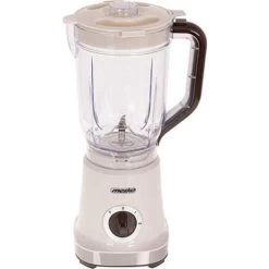 MS 4079be Blender 1000W 1800ml Vitesses Multiples Métal Blanc