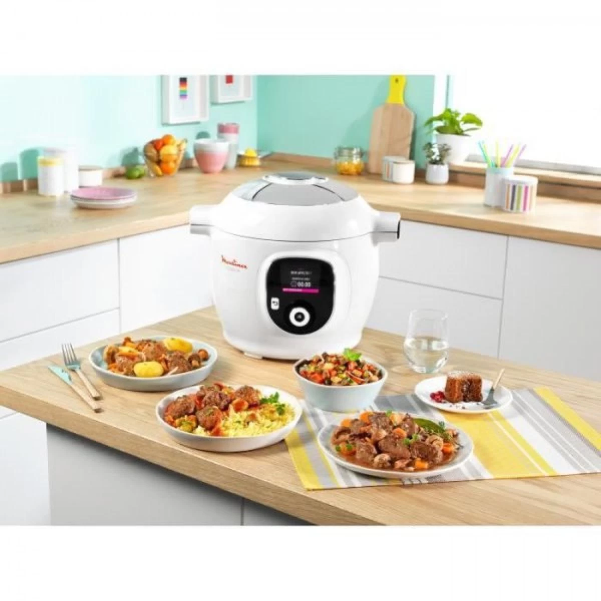 Multicuiseur - Robot Cuiseur MOULINEX YY4405FB Cookeo+ Intelligent, ... 5 Multicuiseur - Robot Cuiseur MOULINEX YY4405FB Cookeo+ Intelligent, ... – Image 5