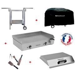 Pack Plancha électrique NEO E650 + Chariot + Accessoires - MIRICHAUD