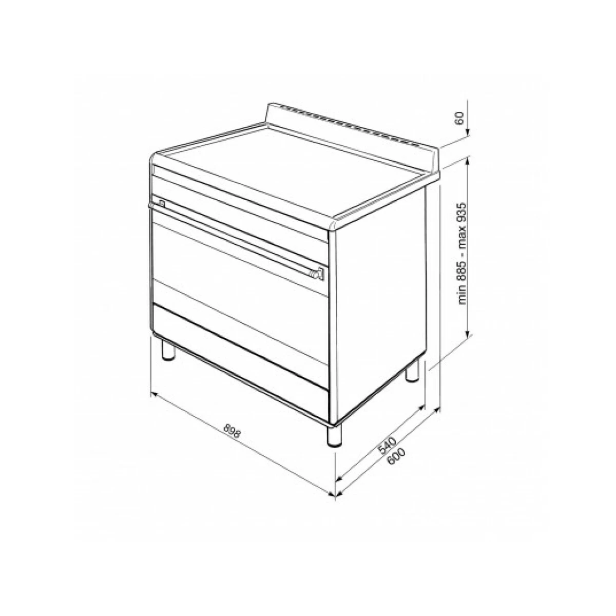 Smeg Piano De Cuisson BG91N2 4 Smeg Piano De Cuisson BG91N2 – Image 4