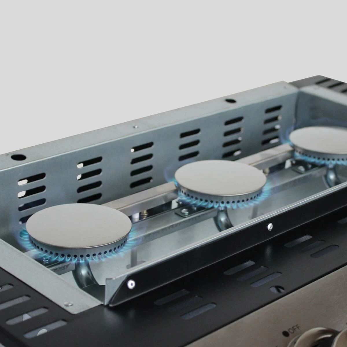 Plancha Au Gaz 3 Feux, Porthos 3 Brûleurs, 7,5 KW Barbecue Grande Pl... 2 Plancha Au Gaz 3 Feux, Porthos 3 Brûleurs, 7,5 KW Barbecue Grande Pl... – Image 2