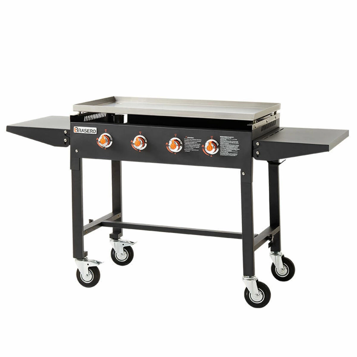 Plancha Au Gaz BRASERO Carmen Sur Chariot - 4 Brûleurs - 90 X 45,5 Cm... 1 Plancha Au Gaz BRASERO Carmen Sur Chariot - 4 Brûleurs - 90 X 45,5 Cm...