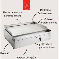 Planet Plancha électrique Inox 80 Cm Avec Chariot Fermé+couvercle+housse. -Magasin De Cuisine Électrique plancha electrique en inox chef 80 cm avec chariot ferme couvercle housse 13803146 38165772 1140x1140