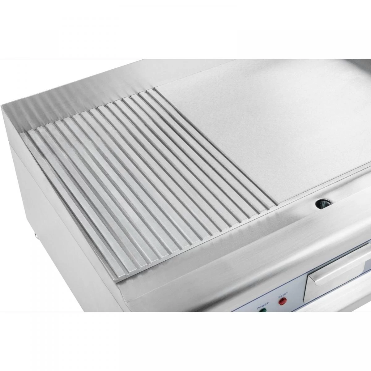 Plancha électrique Nervurée 75 Cm 2 X 3200 Watts Acier Inox Professi... 4 Plancha électrique Nervurée 75 Cm 2 X 3200 Watts Acier Inox Professi... – Image 4