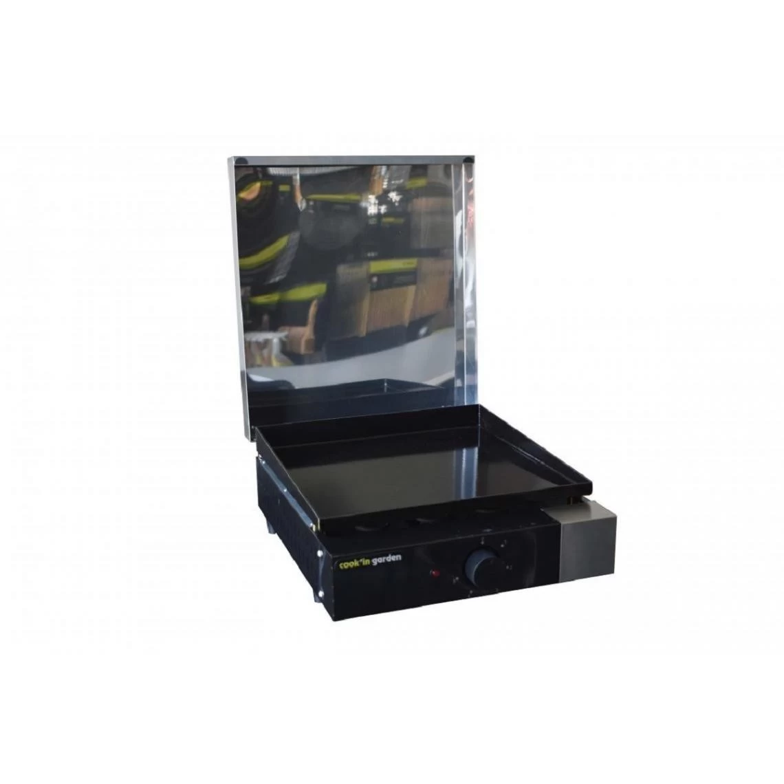 Plancha Electrique En Fonte Émaillée Avec Capot De Protection - FINE... 2 Plancha Electrique En Fonte Émaillée Avec Capot De Protection - FINE... – Image 2