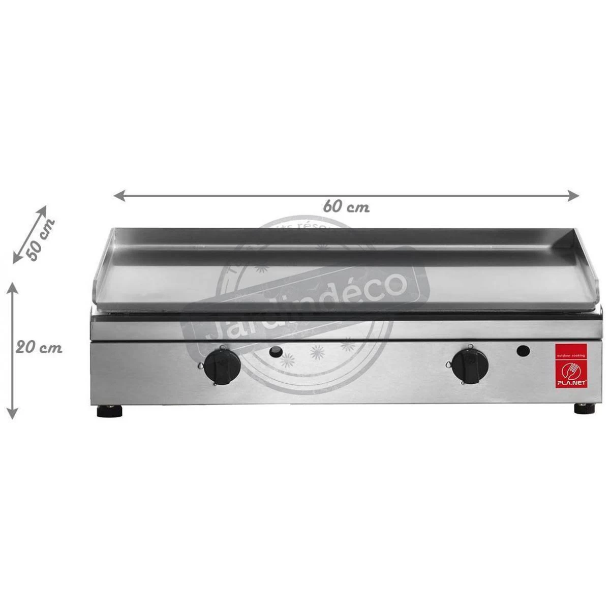 Planet Plancha En Inox Avec Housse Alfa 60 Cm. 2 Planet Plancha En Inox Avec Housse Alfa 60 Cm. – Image 2
