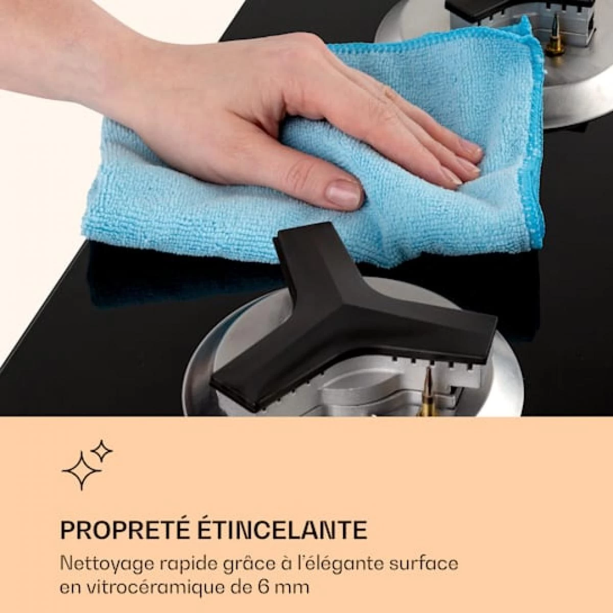 Plaque De Cuisson à Gaz - Trifecta 1 - 1 Feu Brûleur Rapide - Vitroc... 5 Plaque De Cuisson à Gaz - Trifecta 1 - 1 Feu Brûleur Rapide - Vitroc... – Image 5