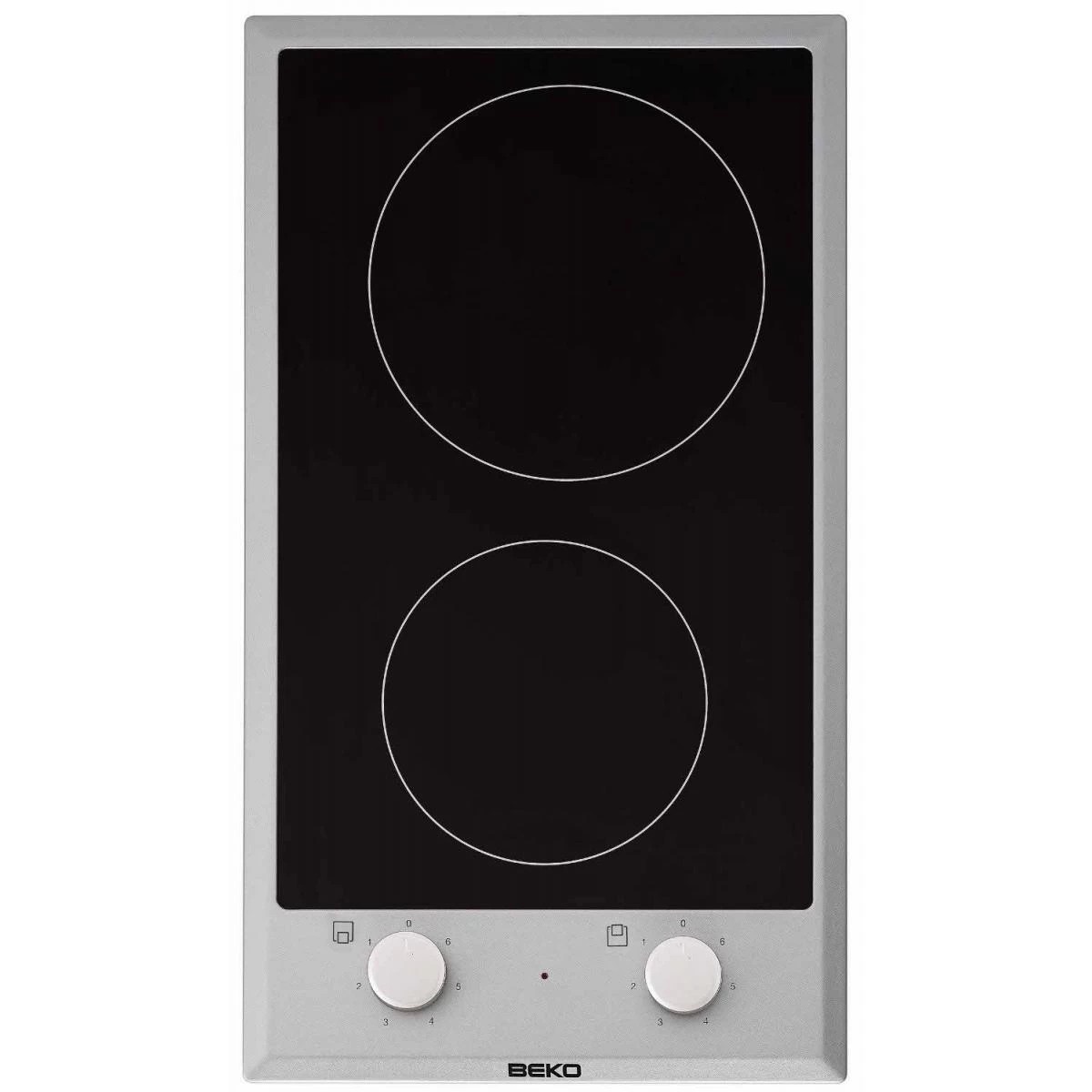 Table Domino Vitrocéramique 30cm 2 Feux Inox - Hdcc32200x - BEKO 1 Table Domino Vitrocéramique 30cm 2 Feux Inox - Hdcc32200x - BEKO