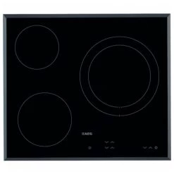 Plaques Vitro-céramiques Aeg HK623021FB 60 Cm Noir (3 Zones De Cuisso...