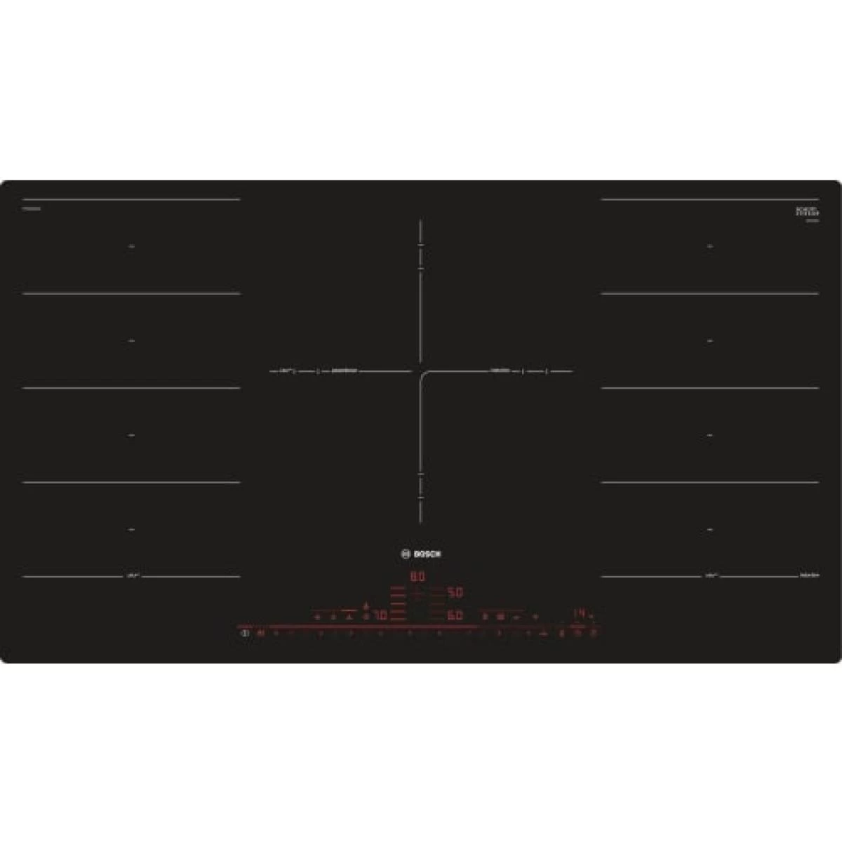 Bosch PXV901DV1E Table De Cuisson 11100W 240V Câble Électrique 5 Zones Dé... 1 Bosch PXV901DV1E Table De Cuisson 11100W 240V Câble Électrique 5 Zones Dé...