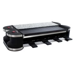 SUNTEC Appareil à Raclette 8069 Flex 8 Metal/stone