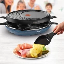 Tefal Appareil à Raclette 8 Personnes 1050w + Grill + Crêpière - Re310401... 5 Tefal Appareil à Raclette 8 Personnes 1050w + Grill + Crêpière - Re310401... -Magasin De Cuisine Électrique raclette 8 pers colormania grill crepe bleu acier tefal re310401 4998796 23334915 1140x1140