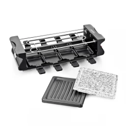 Raclette Grill Et Pierrade Kitchencook 8 Personnes 1200W -Magasin De Cuisine Électrique raclette grill et pierrade kitchencook 8 personnes 1200w 5 1140x1140