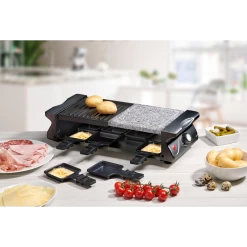Raclette Grill Et Pierrade Kitchencook 8 Personnes 1200W -Magasin De Cuisine Électrique raclette grill et pierrade kitchencook 8 personnes 1200w 8 1140x1140