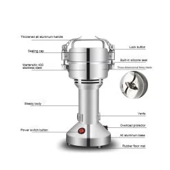 Rectifieuse Universelle De Matériaux Médicinaux Broyeur électrique ... -Magasin De Cuisine Électrique rectifieuse universelle de materiaux medicinaux de broyeur electrique d acier inoxydable 2