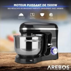 Robot De Cuisine 1500W 6L Acier Inoxydable-Bol Mélangeur 6 étapes No... -Magasin De Cuisine Électrique robot de cuisine 1500w 6l acier inoxydable bol melangeur 6 etapes noir 11003892 28735106 1140x1140